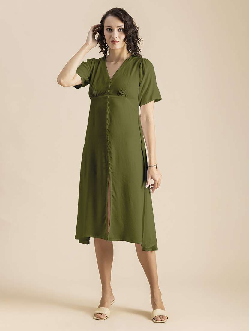 women's  solid dress