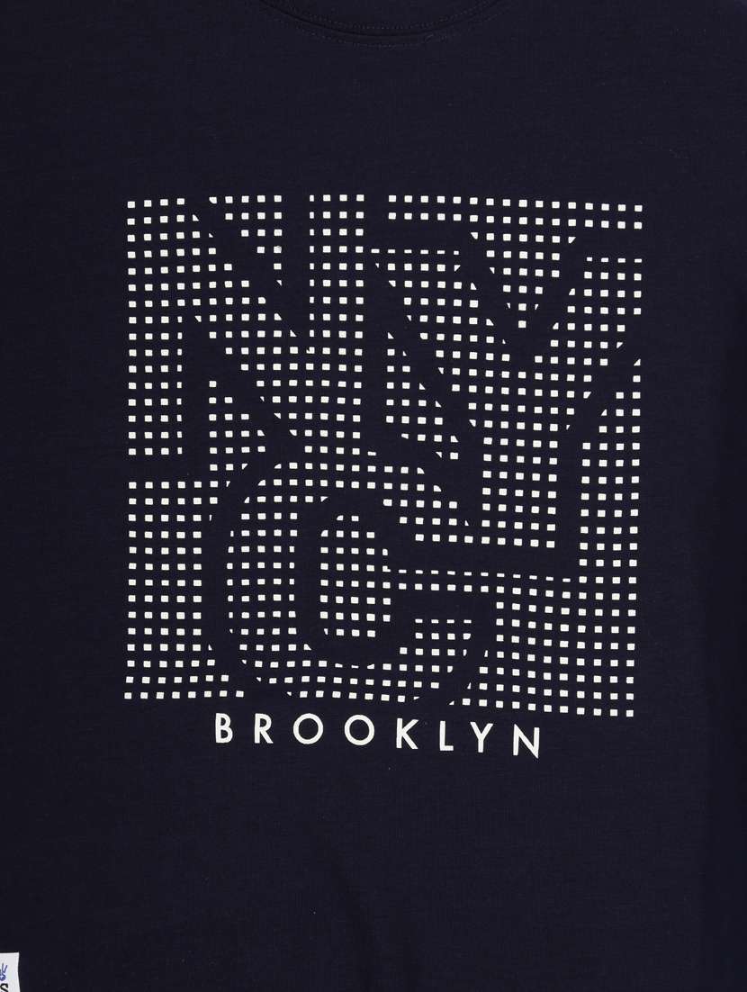 boys typography print t-shirt - 20323402 -  Standard Image - 2