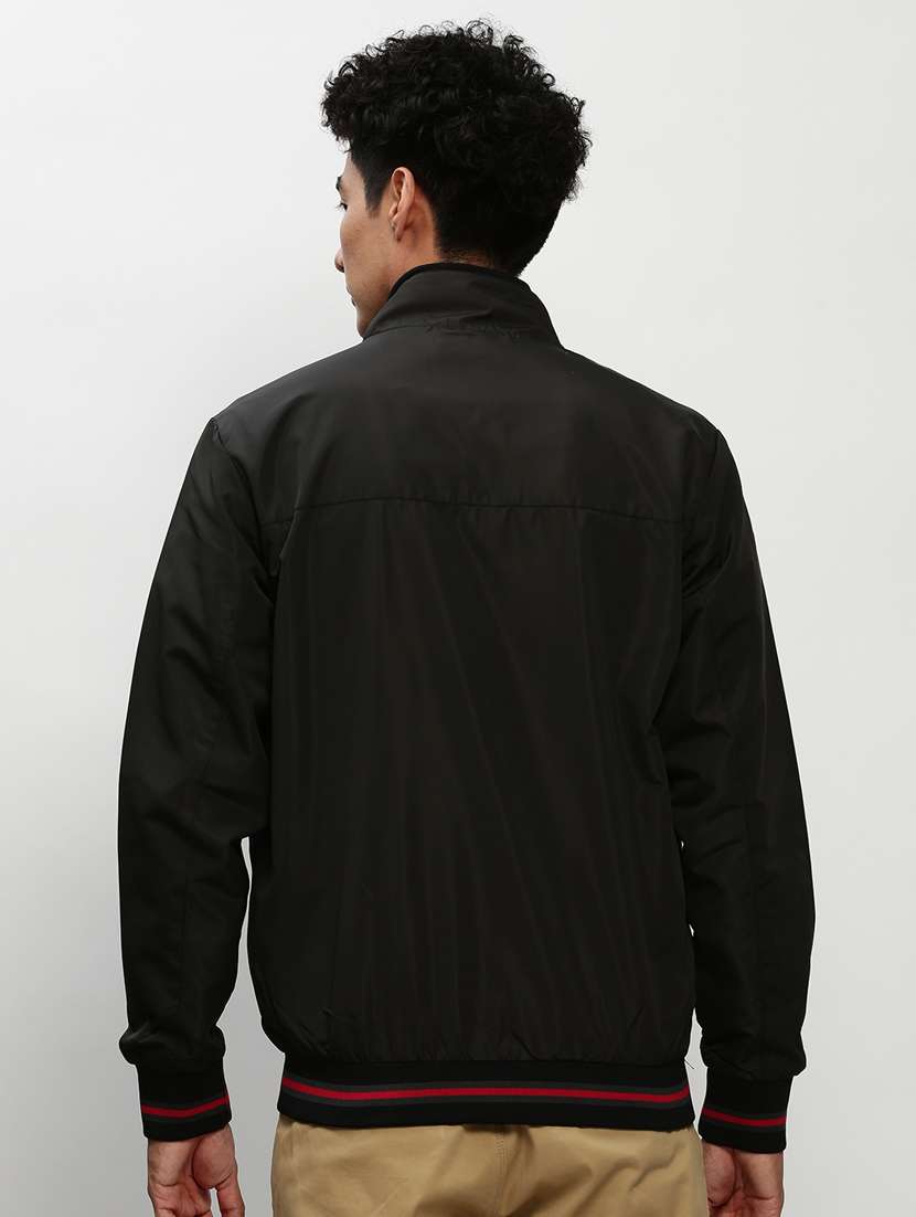 black nylon bomber jacket - 20325249 -  Standard Image - 2