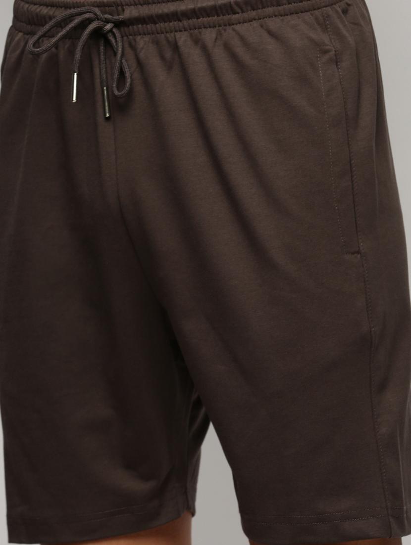 men round neck solid co-ord set - 20325258 - Standard Image - 7
