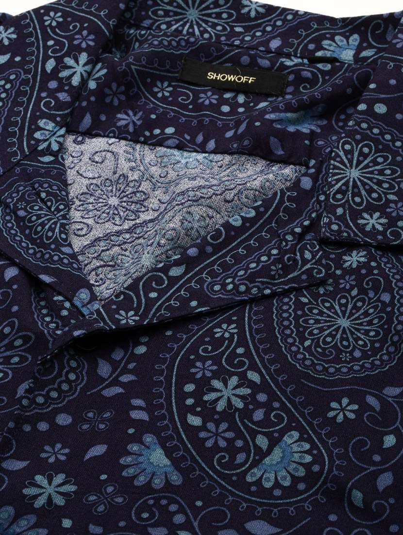 blue paisley print co-ord set - 20325311 -  Standard Image - 7