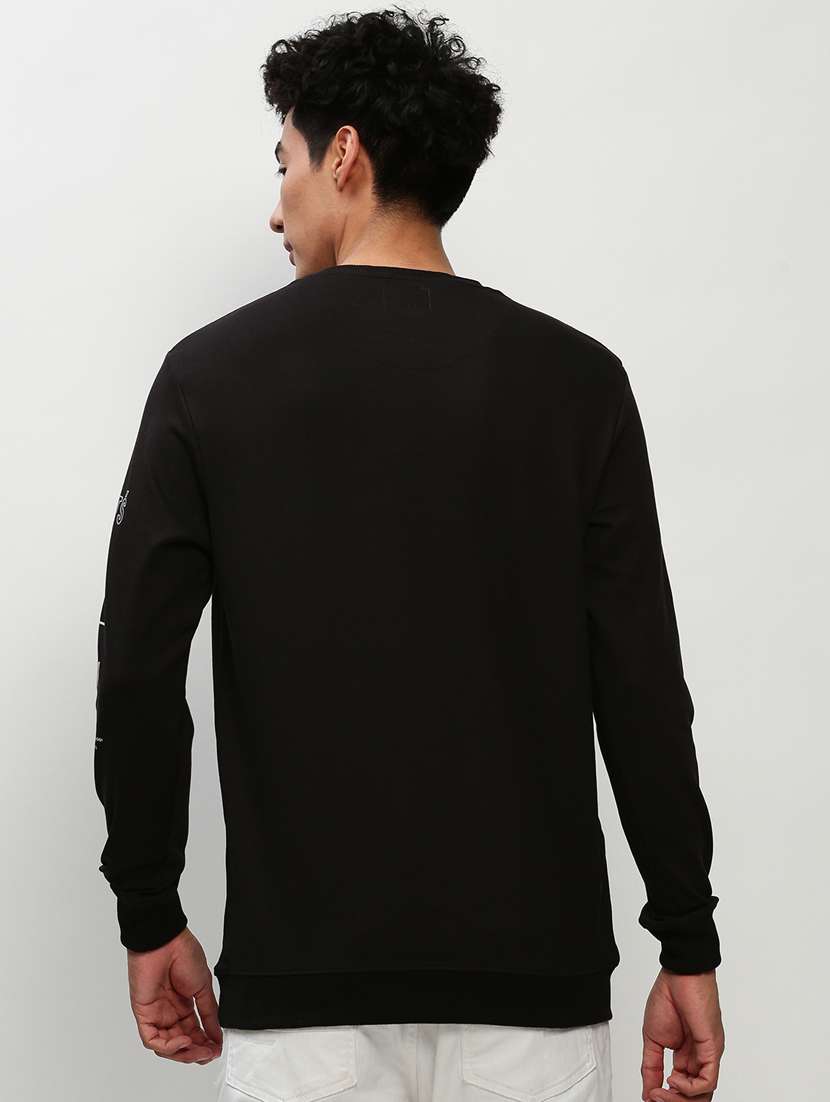 mens front print sweatshirt - 20325331 - Standard Image - 2
