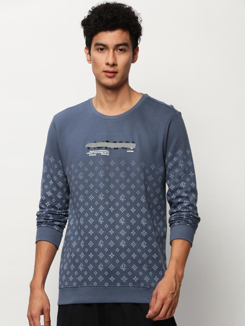 men printed long sleeve sweatshirt - 20325344 - Zoom Image - 0