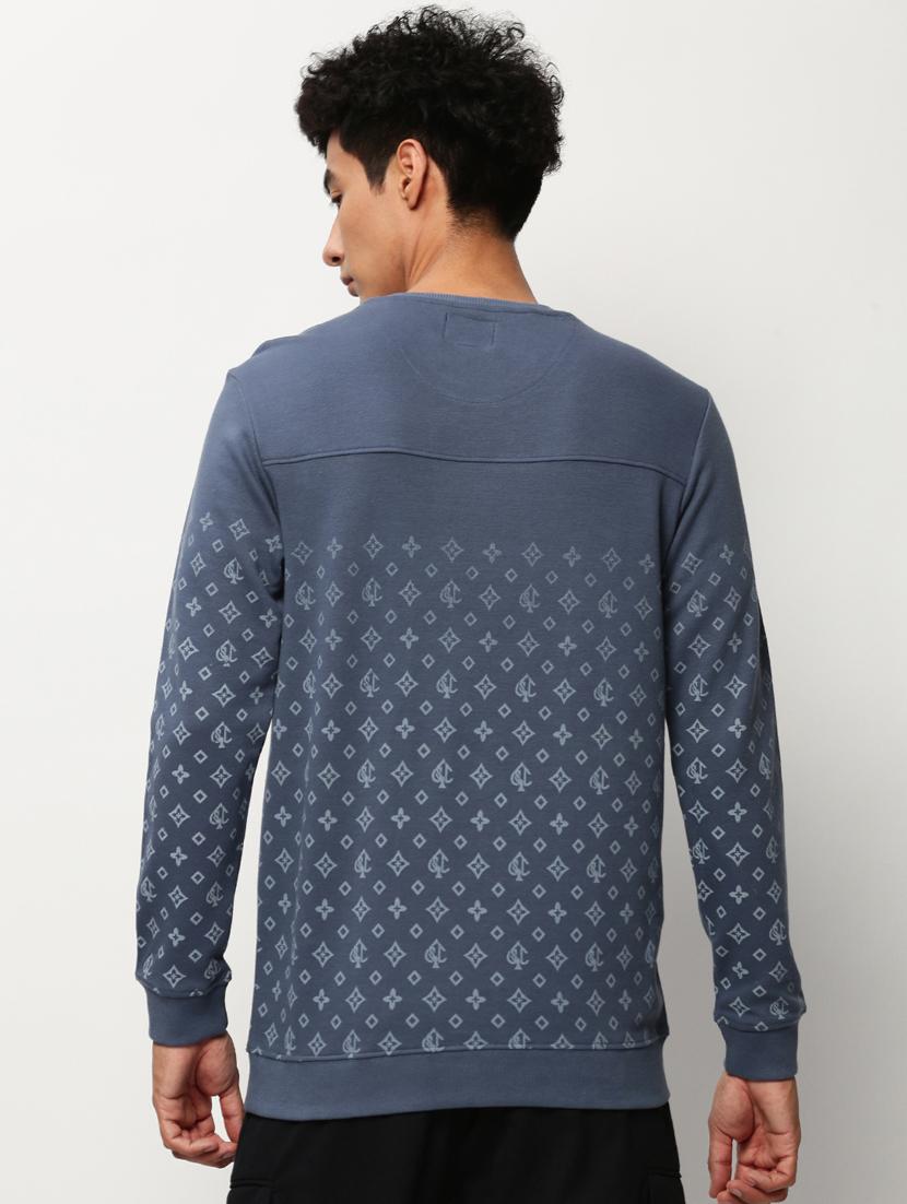 men printed long sleeve sweatshirt - 20325344 - Standard Image - 2
