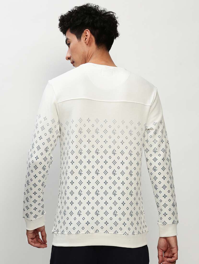 mens front print sweatshirt - 20325346 - Standard Image - 2