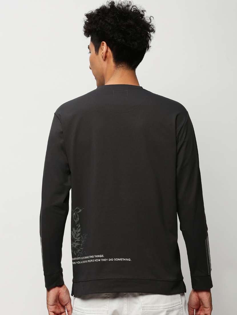 mens front print sweatshirt - 20325350 -  Standard Image - 2