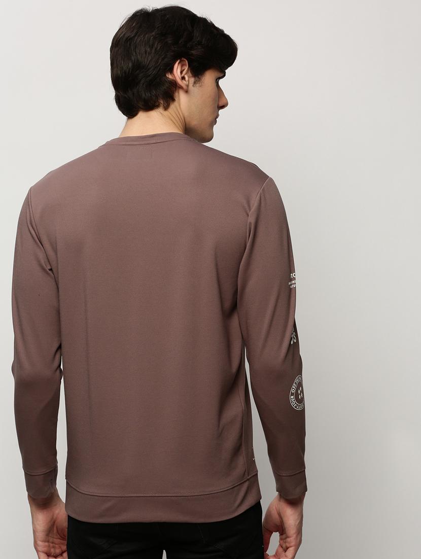 mens chest print sweatshirt - 20325363 - Standard Image - 2