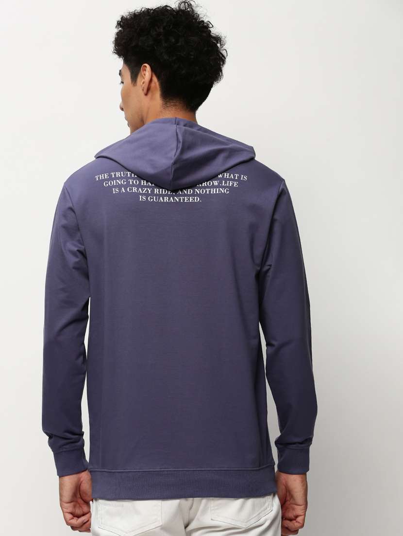 mens front print sweatshirt - 20325398 - Standard Image - 2