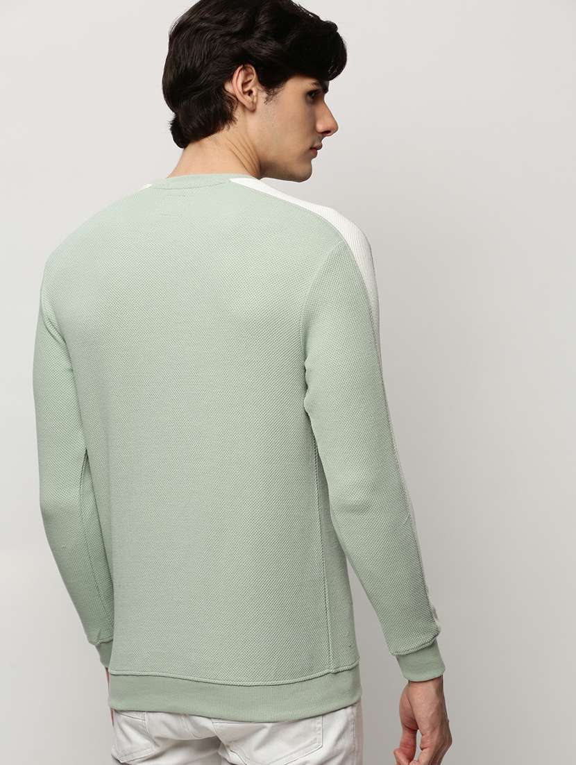 mens color block sweatshirt - 20325402 -  Standard Image - 2