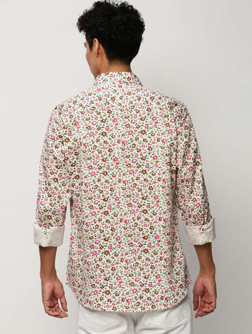 Mens Florals Casual Shirt