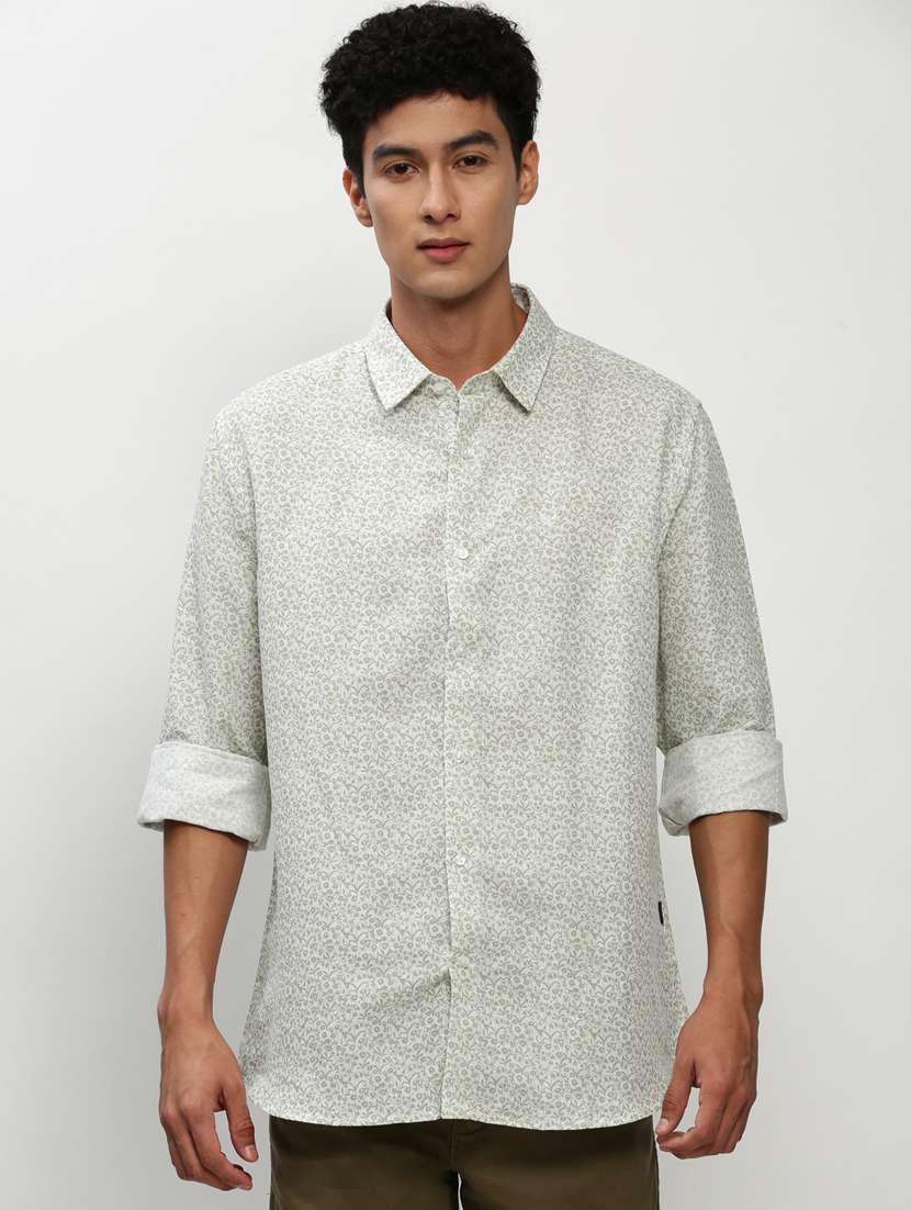 mens florals casual shirt