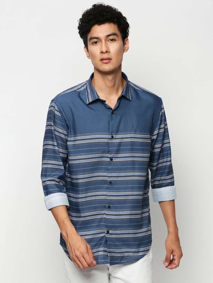 mens stripes casual shirt - 20325434 -  Zoom Image - 0
