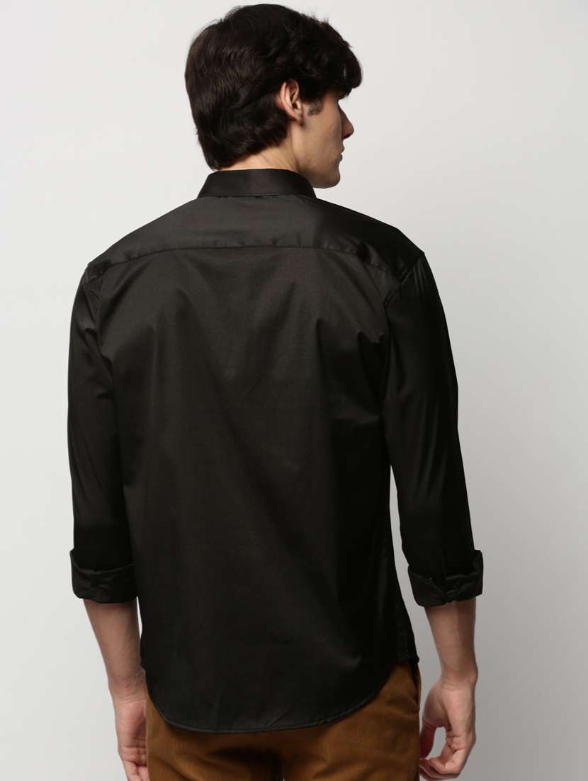 mens solid casual shirt - 20325438 -  Standard Image - 2