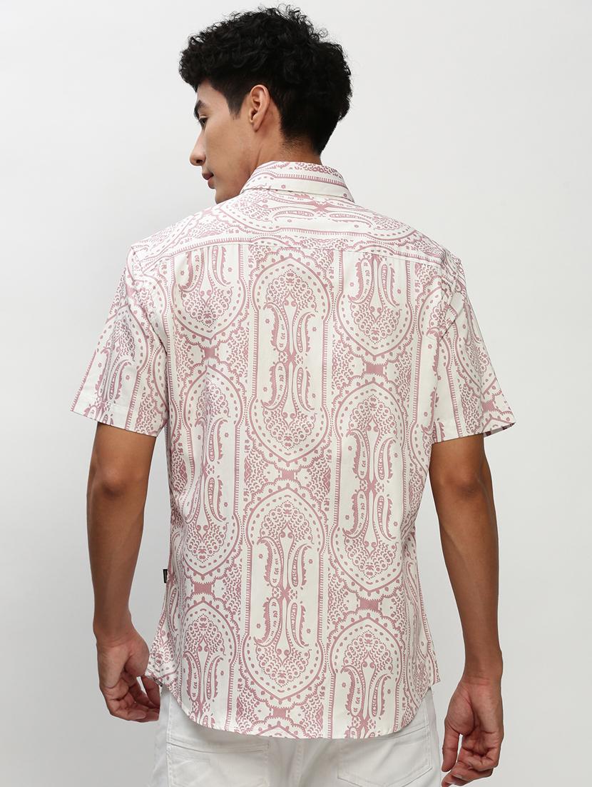 mens paisley casual shirt - 20325466 - Standard Image - 2