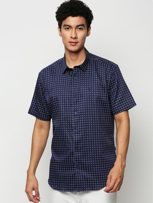 mens geometric casual shirt - 20325472 -  Standard Image - 0