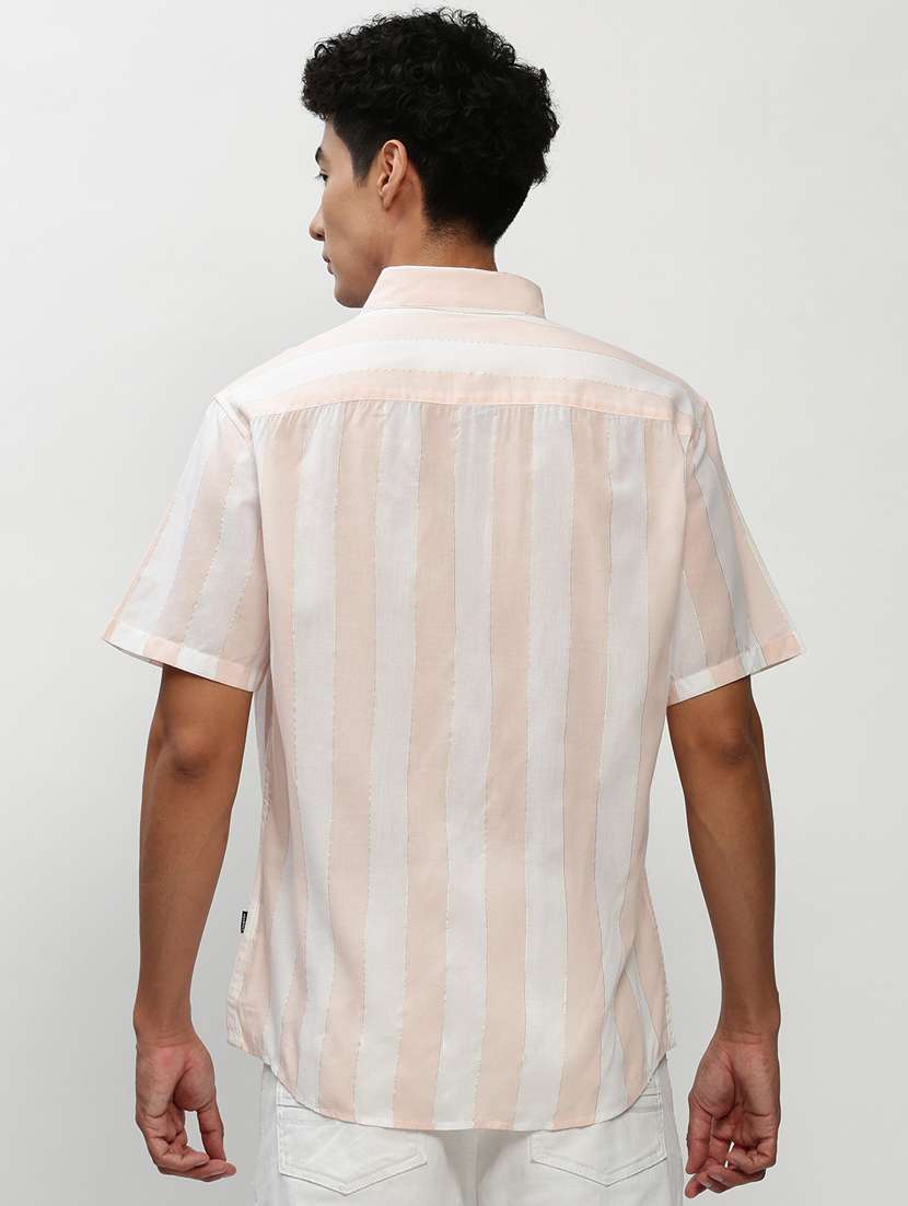 mens stripes casual shirt - 20325501 -  Standard Image - 2