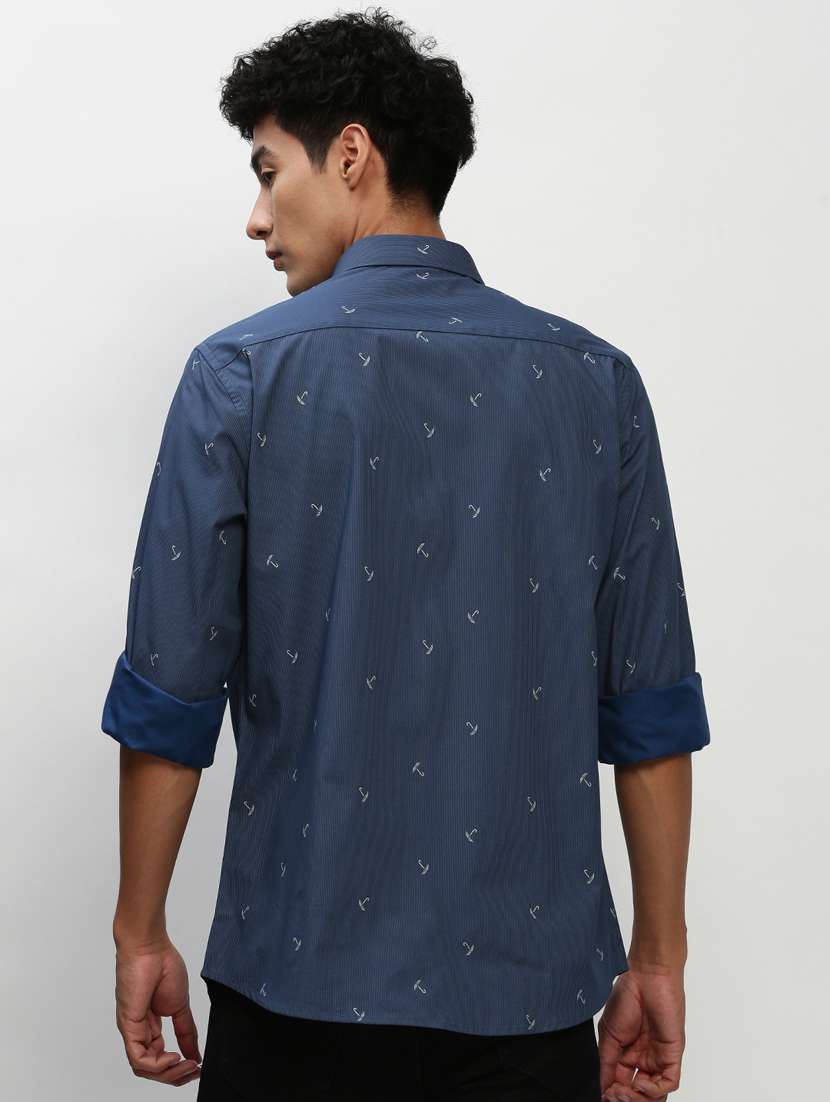 mens printed casual shirt - 20325523 -  Standard Image - 2