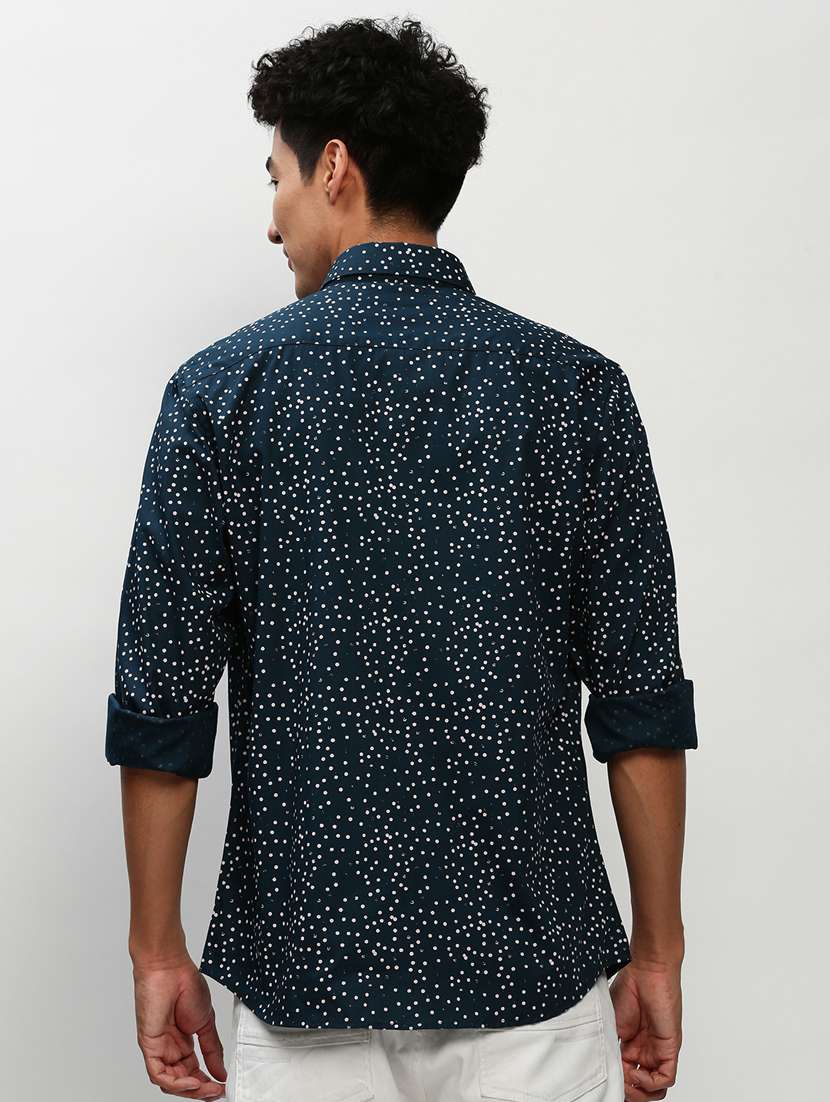 mens polka dots casual shirt - 20325527 -  Standard Image - 2