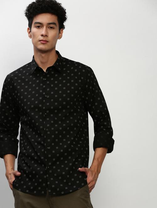 mens geometric casual shirt - 20325528 -  Standard Image - 0