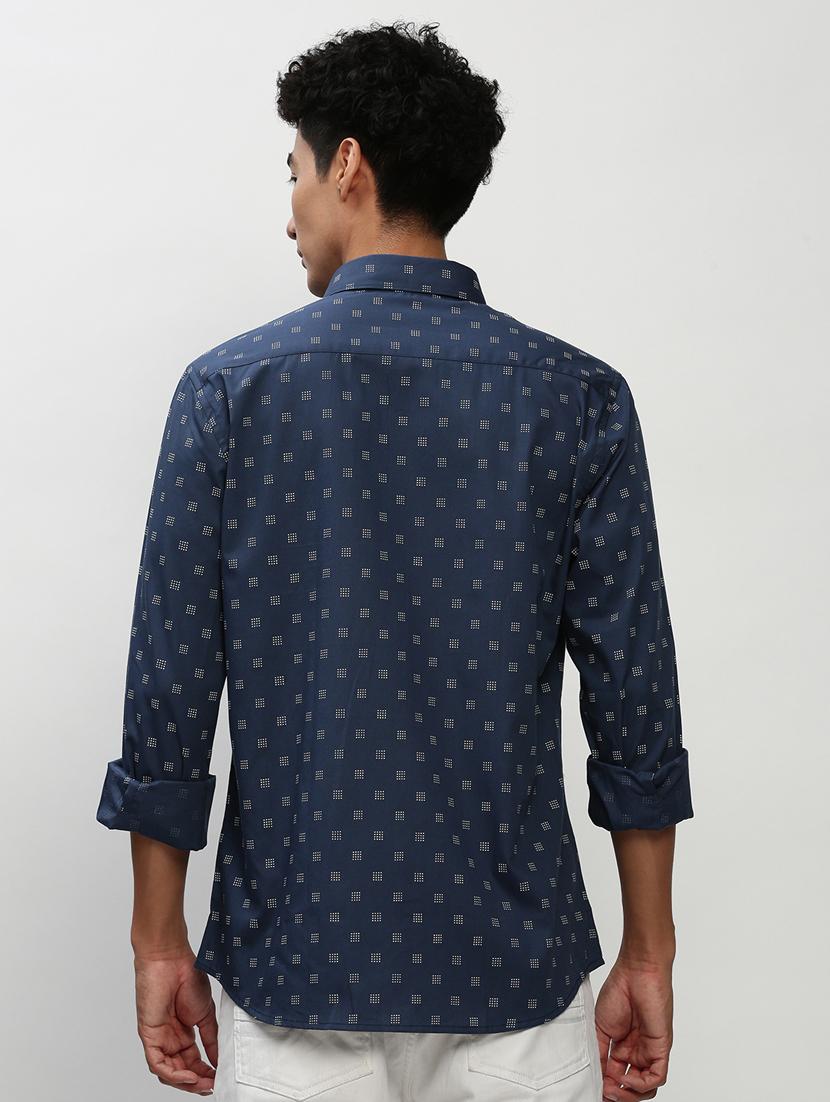 mens geometric casual shirt - 20325529 - Standard Image - 2