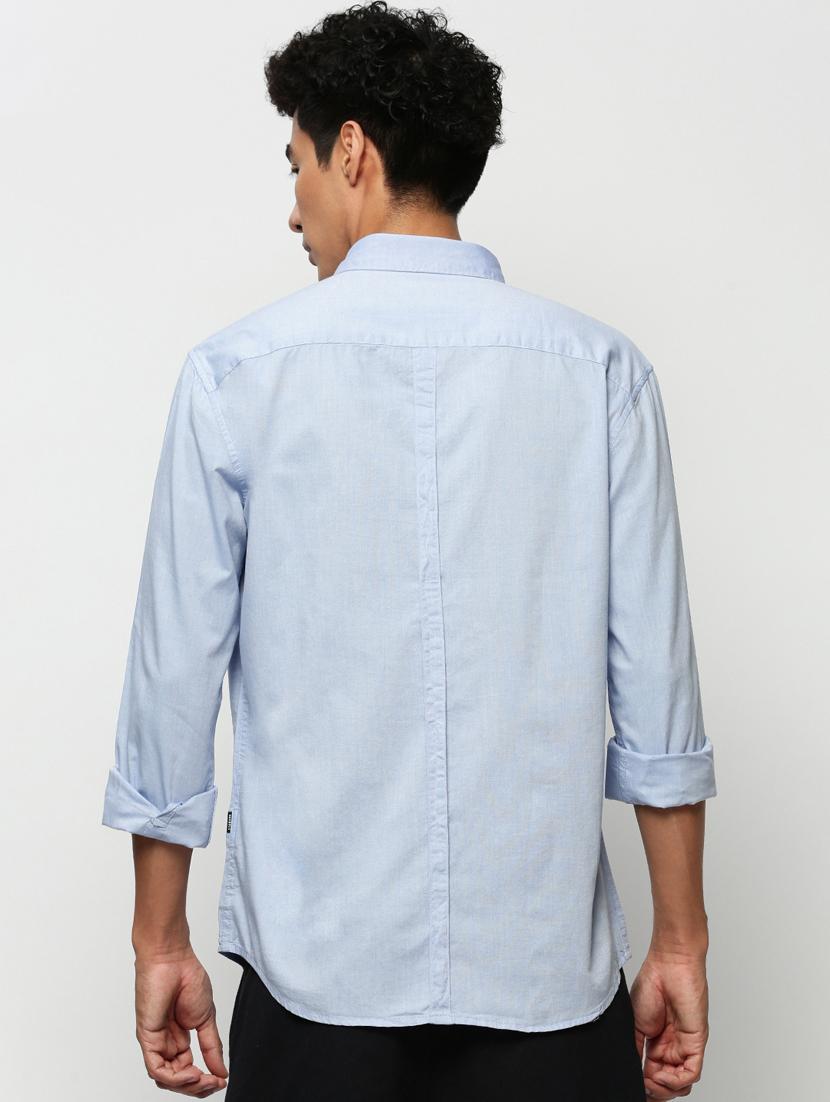 mens solid casual shirt - 20325536 - Standard Image - 2