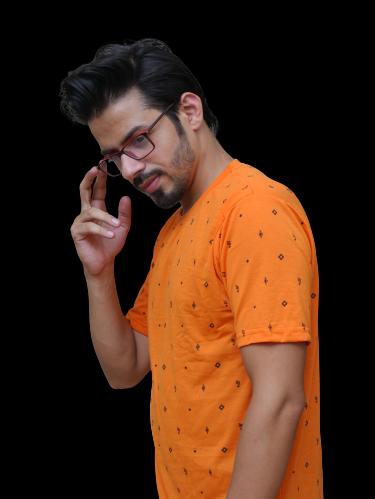 orange cotton tshirt - 20325702 - Standard Image - 2
