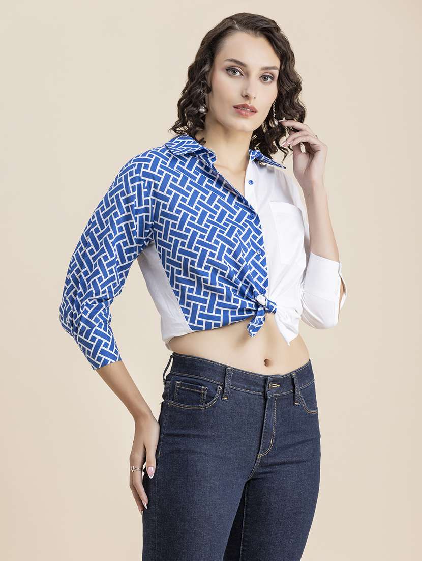 women multi color cotton regular shirt - 20325779 -  Standard Image - 2