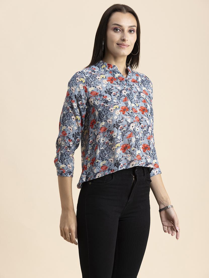 purist blue floral high low top - 20325816 - Standard Image - 2