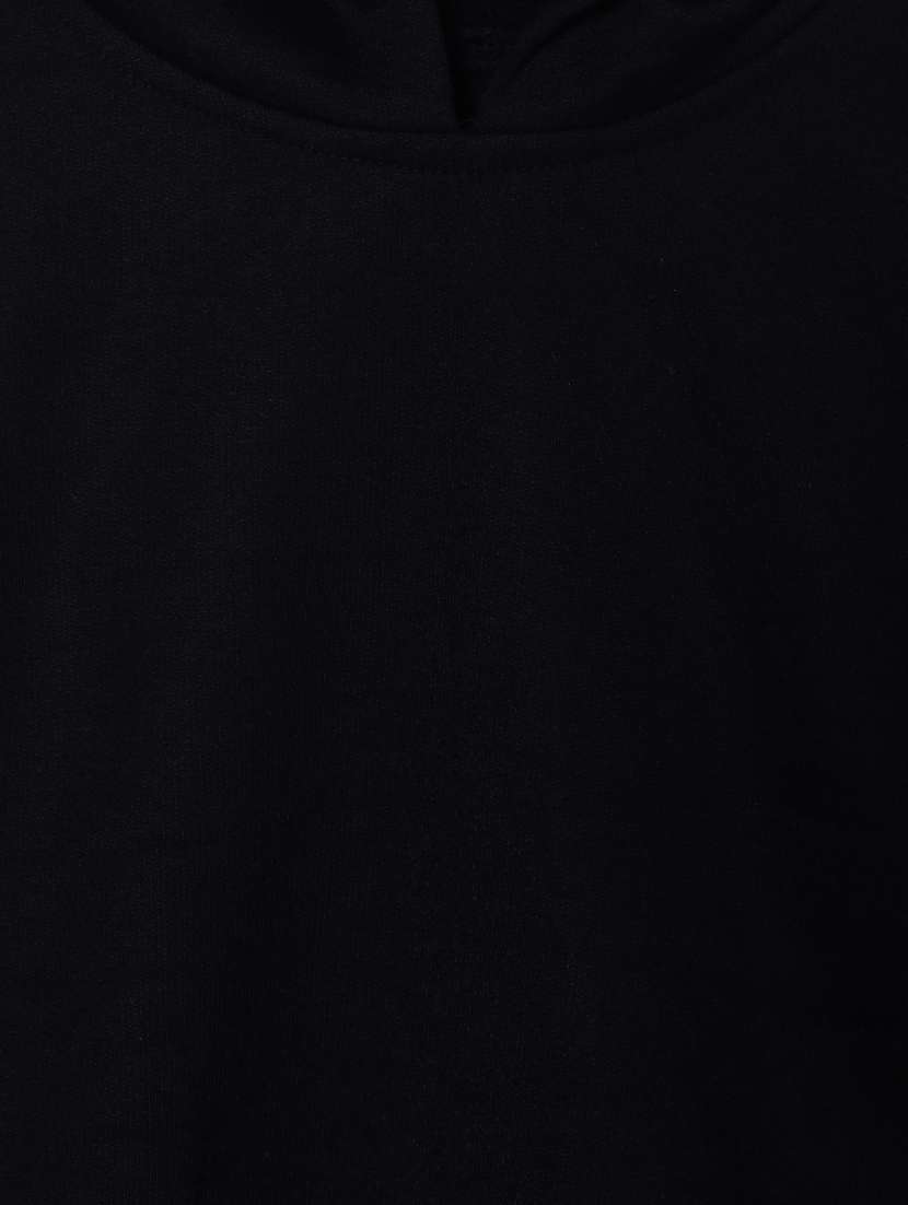 placement print hood neck sweatshirt - 20329802 -  Standard Image - 2