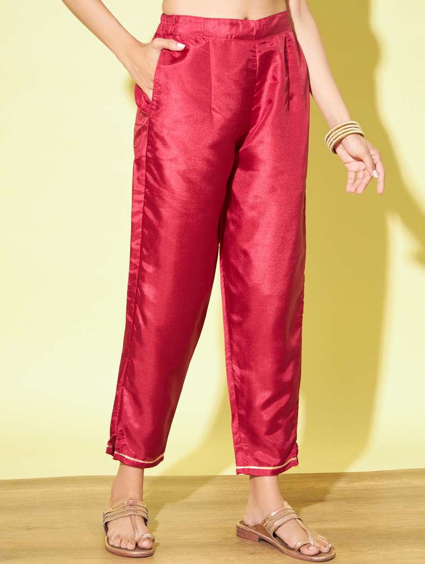 women three quarter sleeve kurta pant with dupatta set - 20329926 -  Standard Image - 2