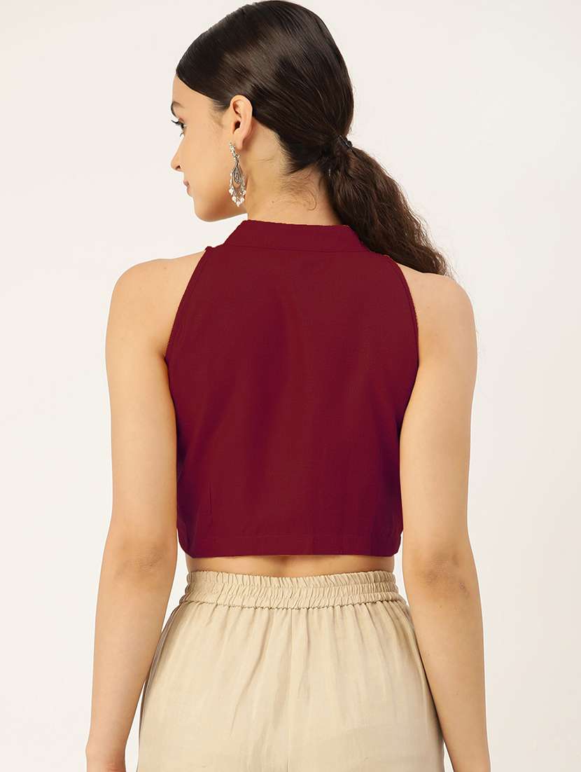 pack of 2 solid sleeveless blouse - 20330186 -  Standard Image - 2