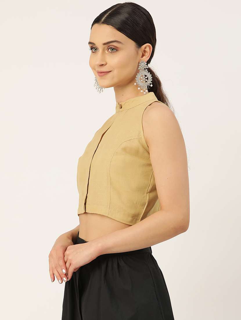 women pack of 2 solid blouses - 20330239 -  Standard Image - 2