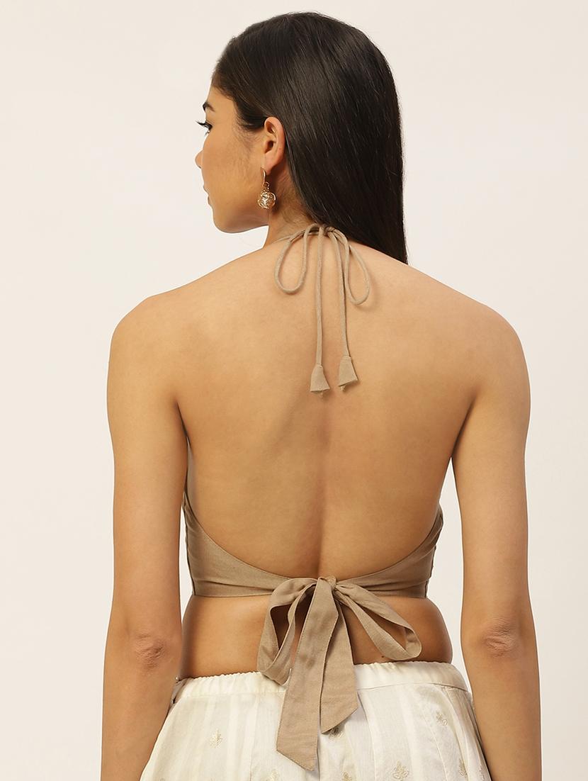 pack of 2 solid backless blouse - 20330574 - Standard Image - 2
