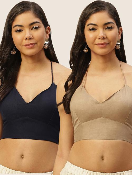 women multi color pack of 2 stitched blouse - 20330580 - Standard Image - 0