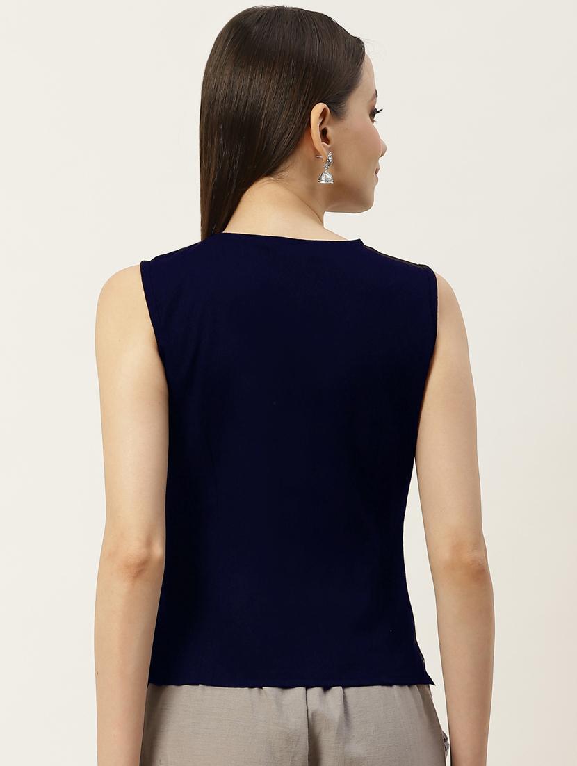 pack of 2 solid front open blouse - 20330585 - Standard Image - 2