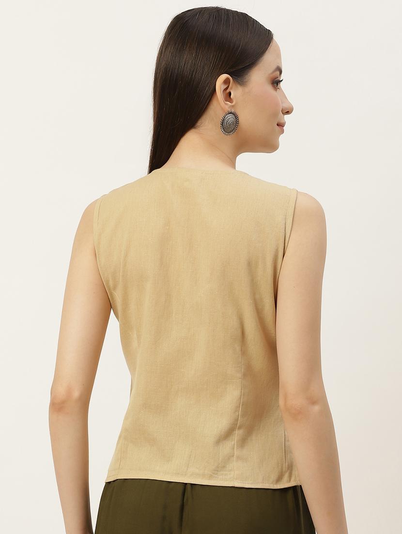 pack of 2 solid front open blouse - 20330600 - Standard Image - 2