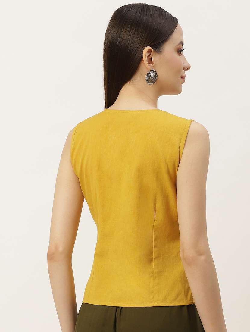 pack of 2 solid front open blouse - 20330605 -  Standard Image - 2