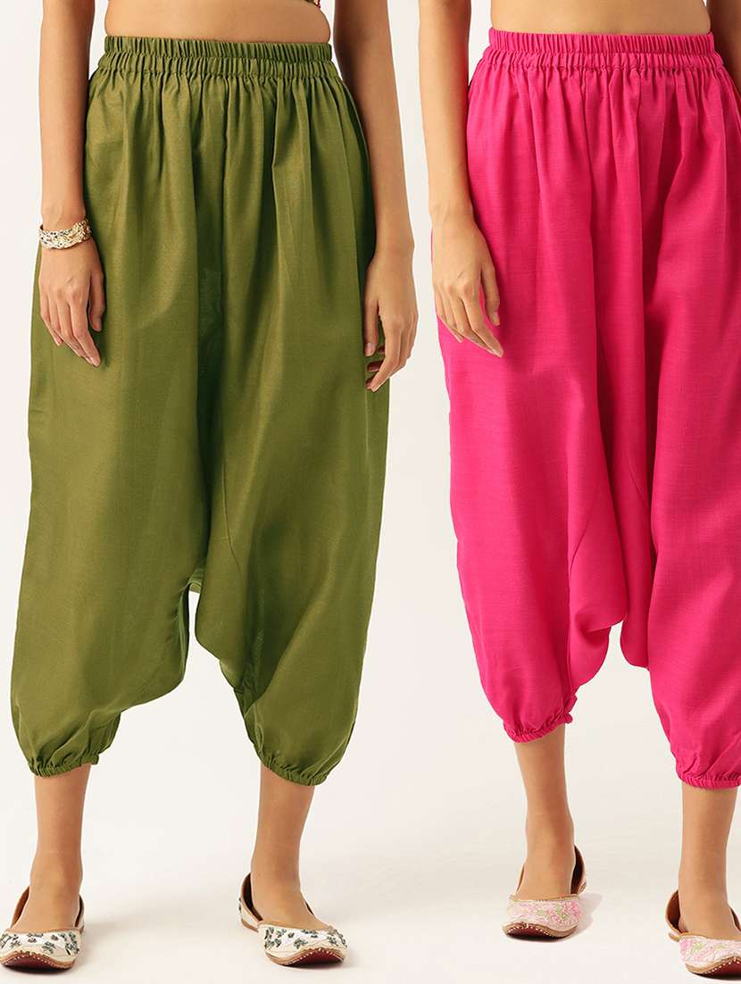 pack of 2 multi colored harem pant 