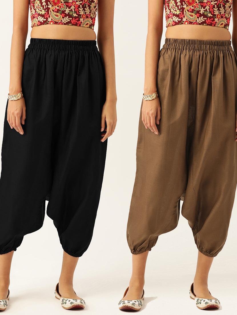 pack of 2 multi colored harem pant - 20331367 - Zoom Image - 0