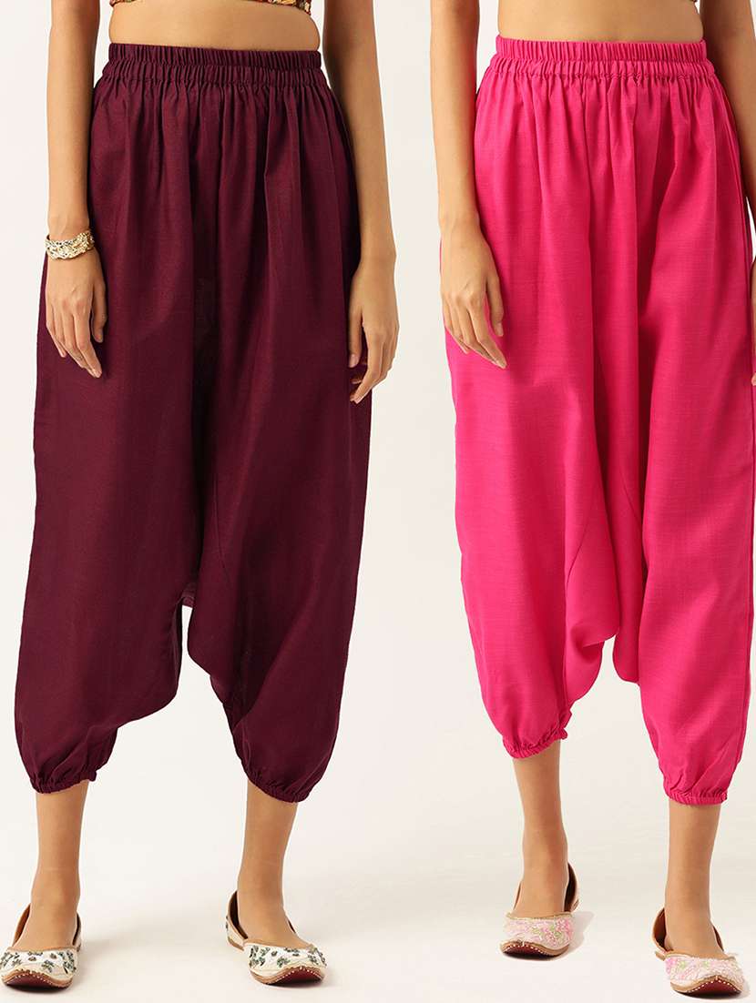 pack of 2 multi colored harem pant 