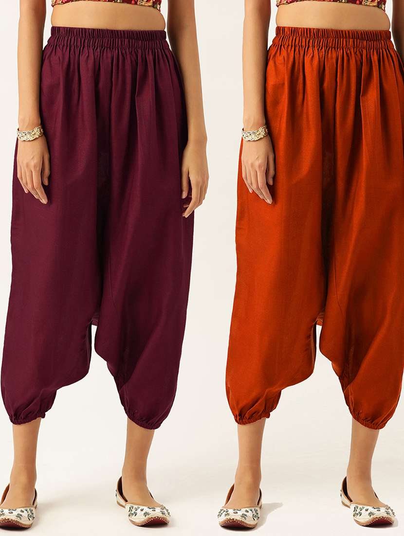 pack of 2 multi colored harem pant 