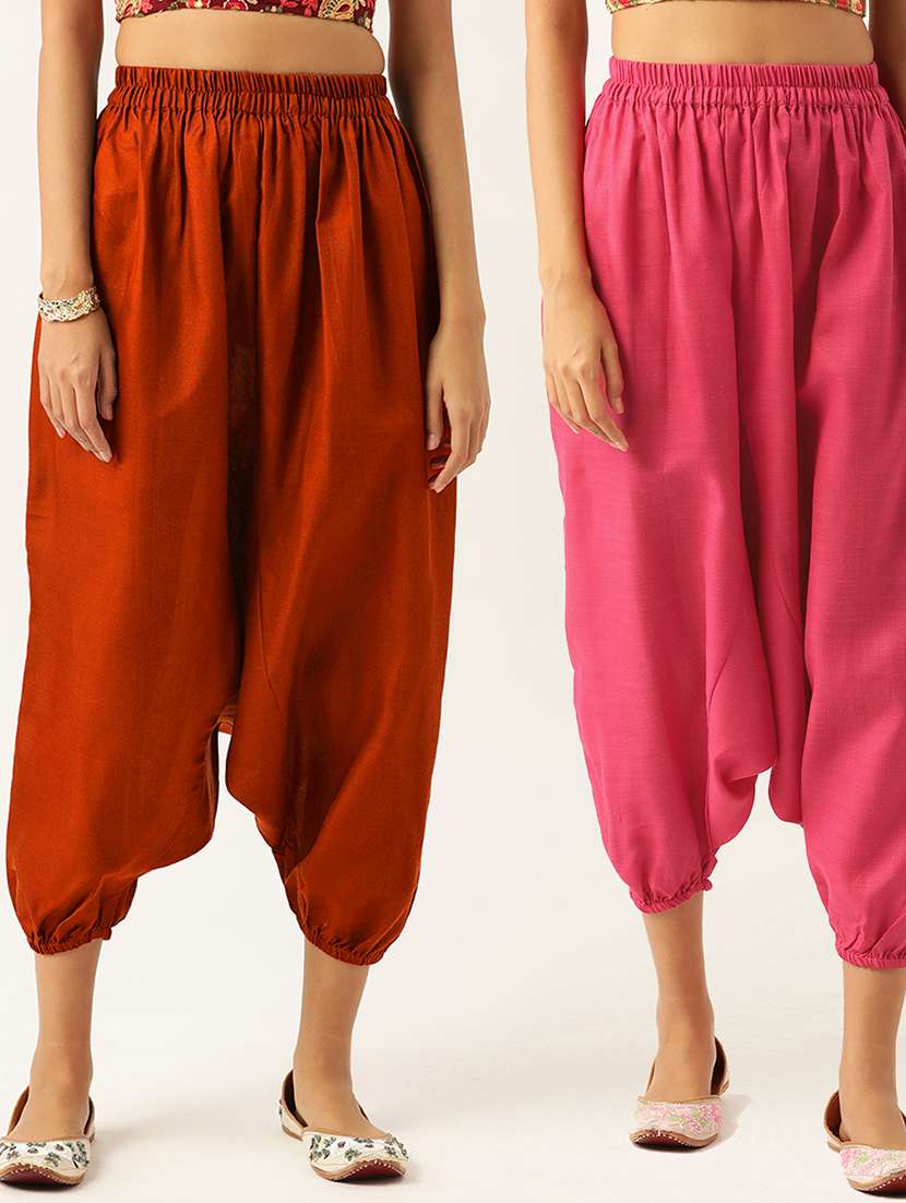 pack of 2 multi colored harem pant 
