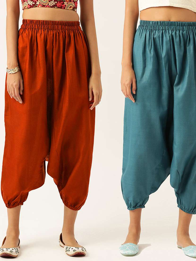 pack of 2 multi colored harem pant - 20331390 - Zoom Image - 0