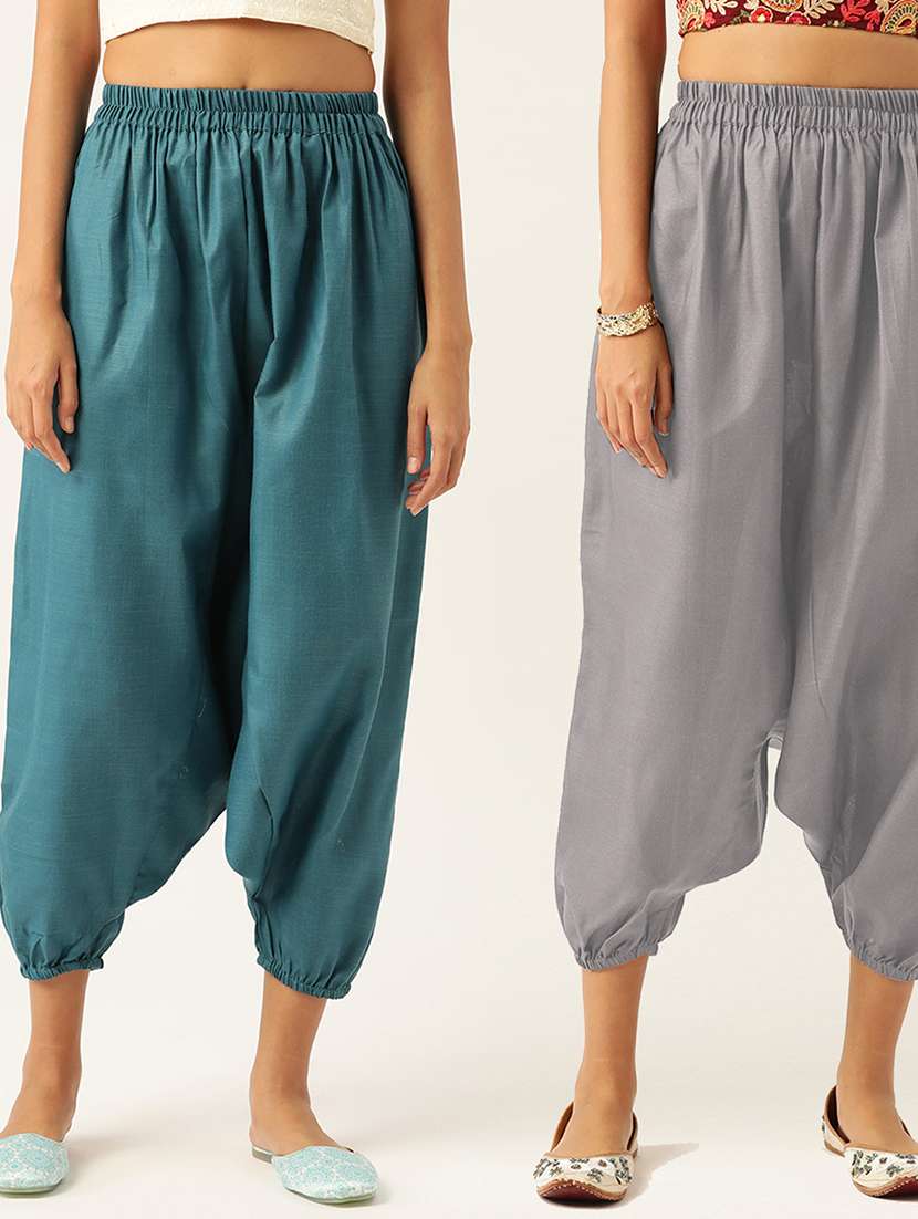 pack of 2 multi colored harem pant 