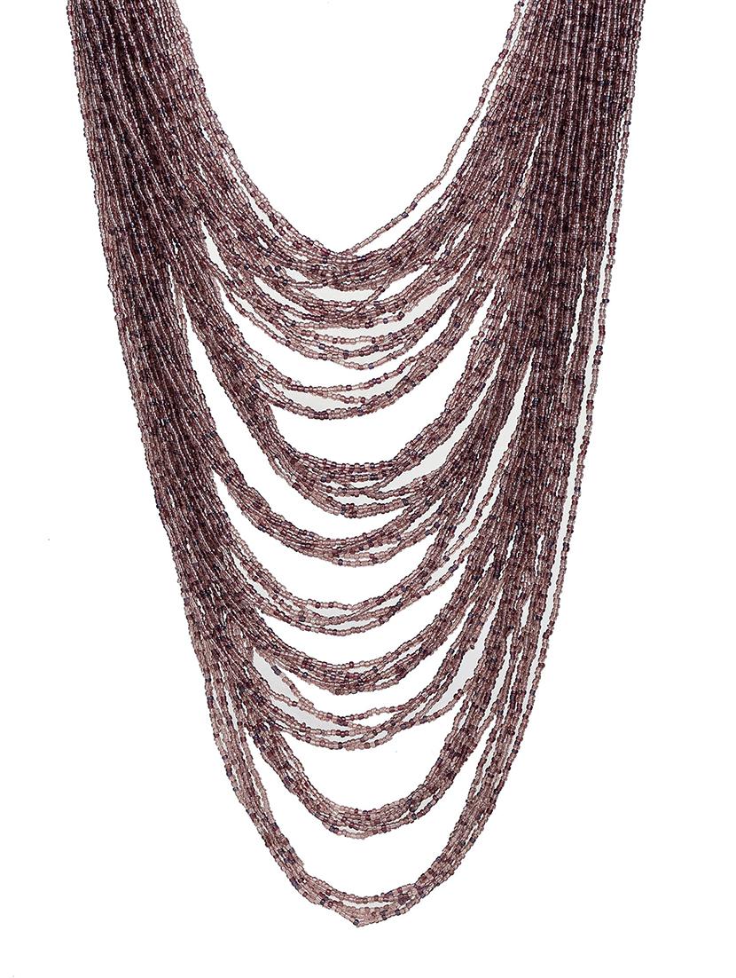 women long beaded handcrafted necklace - 20331695 - Standard Image - 2