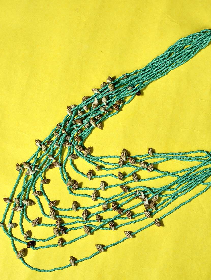 women long beaded handcrafted necklace
