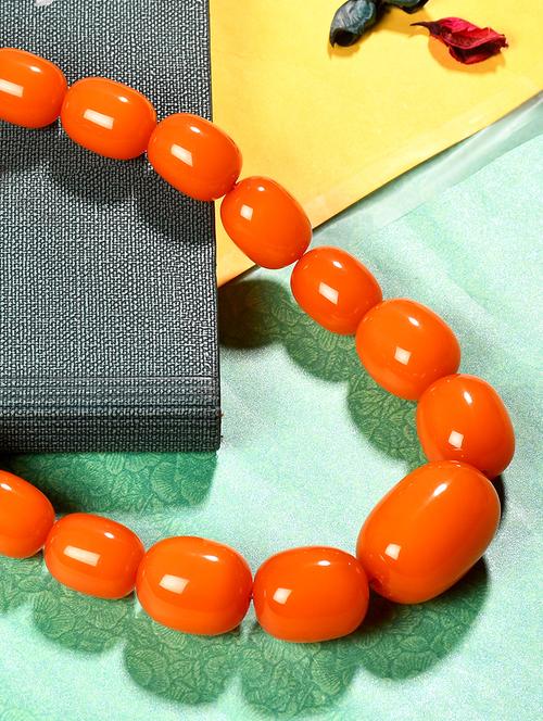 orange metal statement necklace - 20331738 -  Standard Image - 0