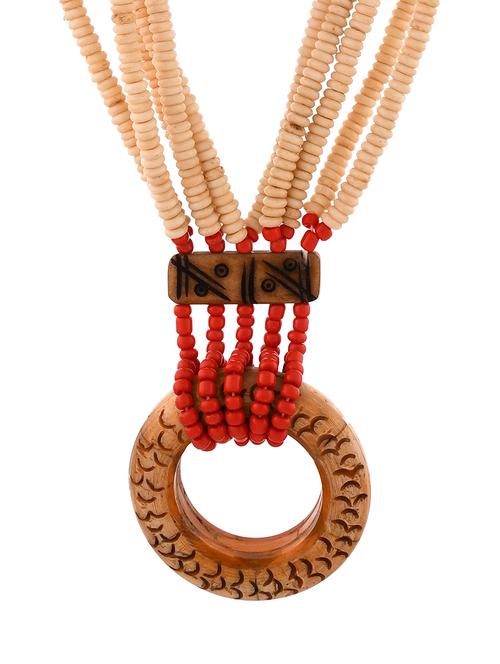 multi colored metal statement necklace - 20331789 -  Standard Image - 0