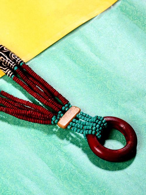 multi colored metal statement necklace - 20331790 -  Standard Image - 0