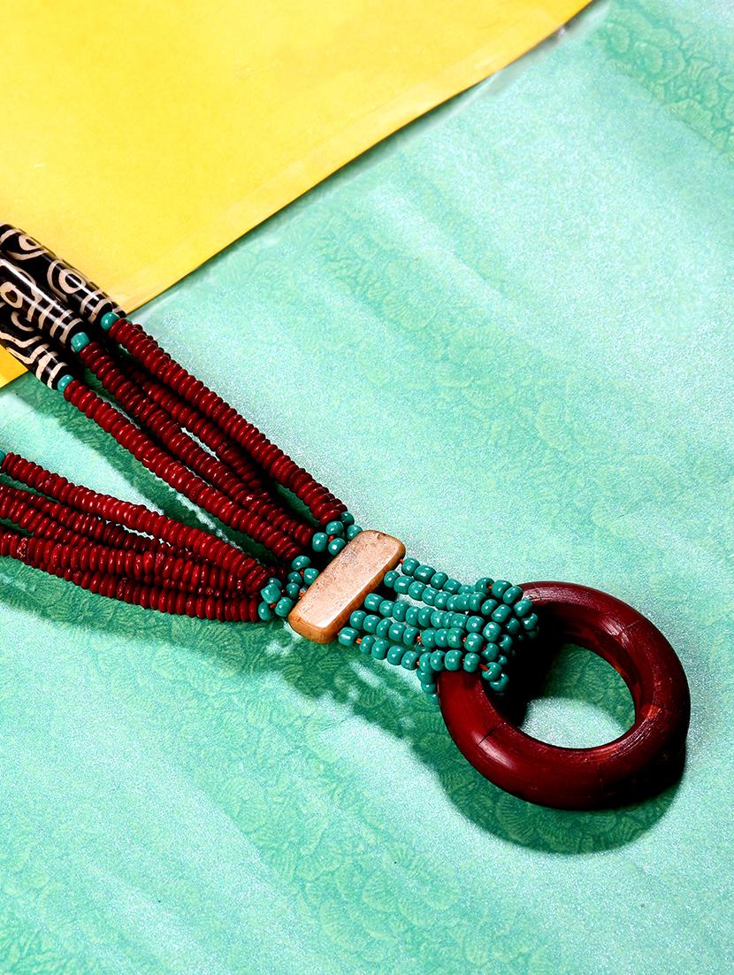 multi colored metal statement necklace - 20331790 -  Zoom Image - 0